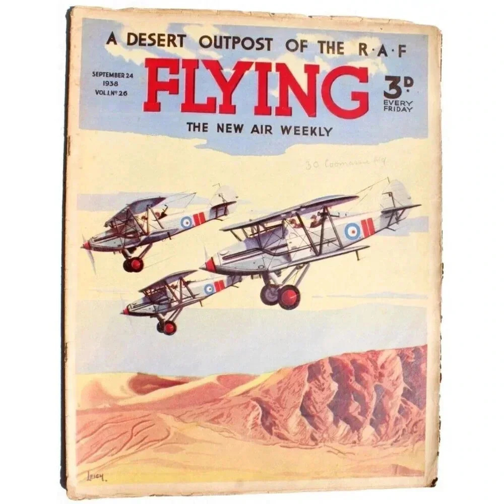 Vtg Sept 24, 1938 Flying Aviation Magazine Vol. 1 No. 26 Air Weekly
